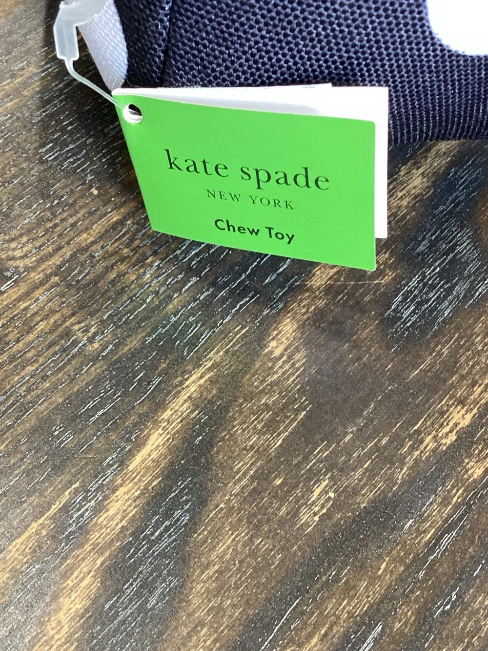 kate spade Art Dots Black and White Polka Dot Pet Chew Toy